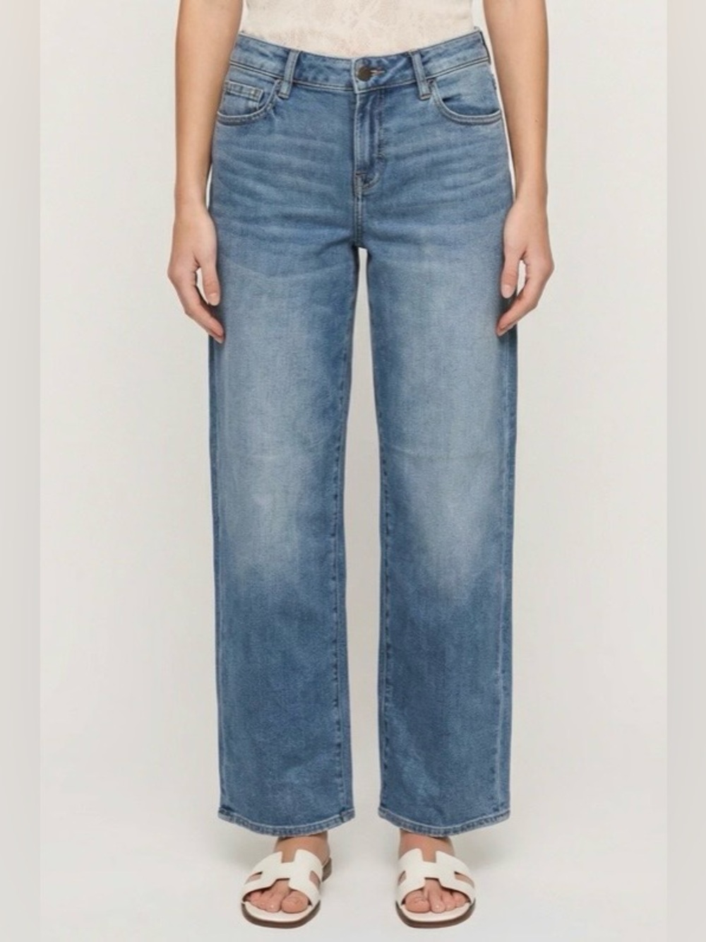 Hidden Wide Leg Jeans